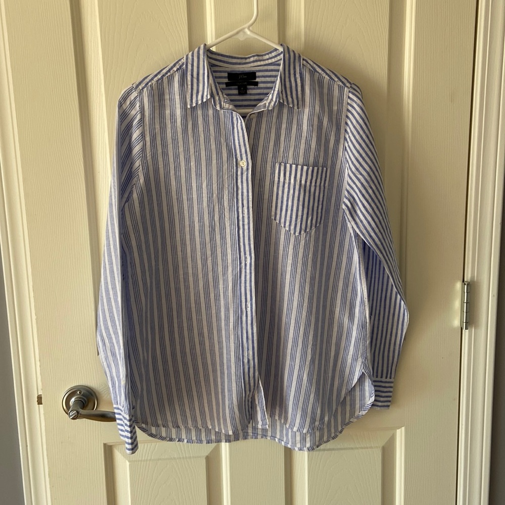 Classic Linen Cotton J. Crew shirt  (never worn)